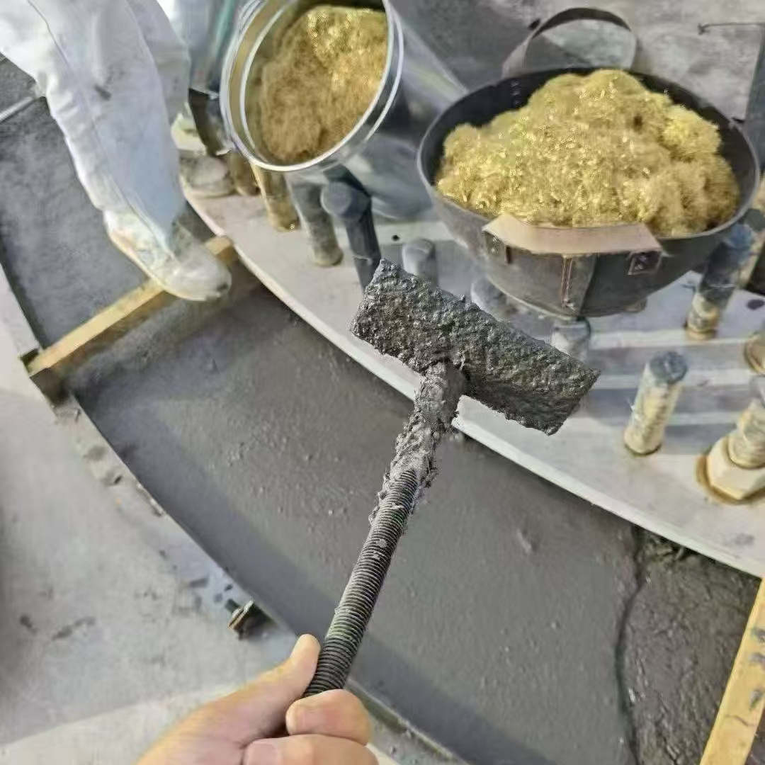 兴山C120钢纤维高强无收灌浆料 轧机压缩机汽轮机发电机锻压设备底座灌浆材料